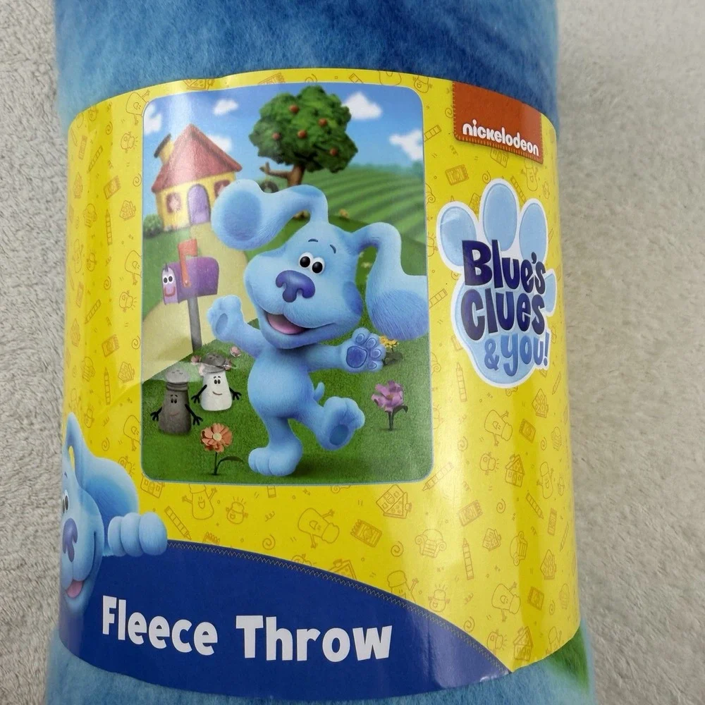 Nickelodeon Blues Clues &‎ You Fleece Throw 45x60in Puppy Mailbox House Design